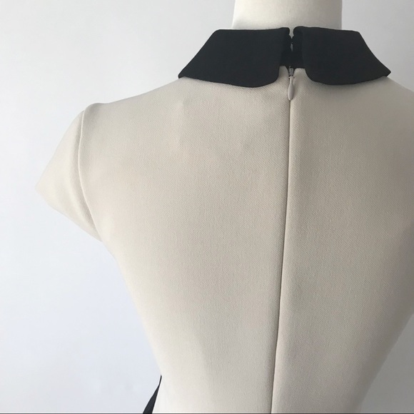 Kate Spade | Color Block Crepe Ruffle Sheath Dress - Picture 8 of 12